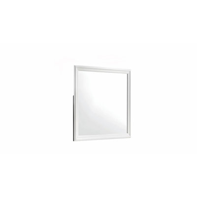 Miroir carré de style moderne avec cadre