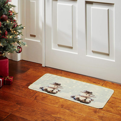 Lakin Non-Slip Christmas Indoor Doormat