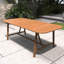 Acacia Wood Outdoor Patio Dining Table