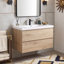 Meuble-lavabo suspendu de 91 cm (36 po), armoire en mélamine de bois avec lavabo intégré en résine et carbonate de calcium, préassemblé-729679297-729679326