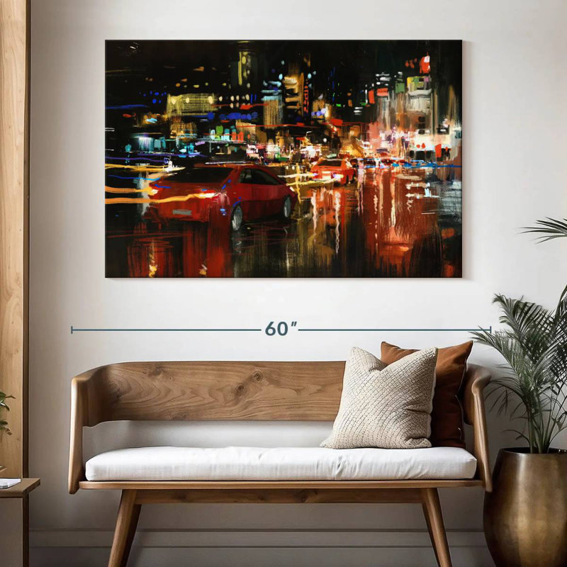 Mehar LA Night Rush, 34" H x 51" W