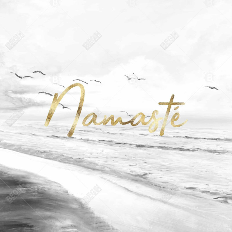 «Namaste» sur toile