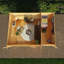 Mercia 13ft x 10ft Elite Pent Log Cabin With Side Shed (28mm)