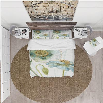 Floral Duvet Cover Set - My Greenhouse Flowers II