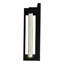 Applique murale d'extérieur 15 po à DEL intégrée noire pour entrée, garage, revêtement - applique moderne verticale-87088454
