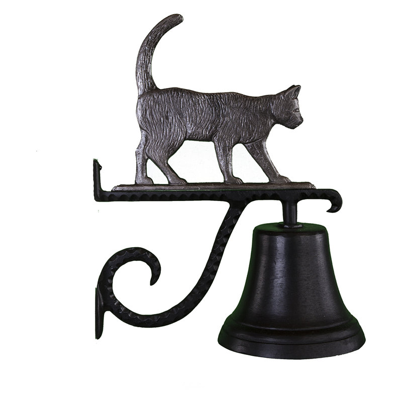 Cast Weather Resistant Metal Animals Bell, Swedish Iron