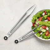 Elements 9" & 12" Stainless Steel Tongs - Set of 2