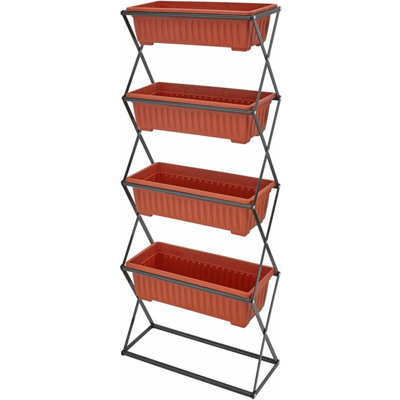 Akyng Planter Box with Trellis