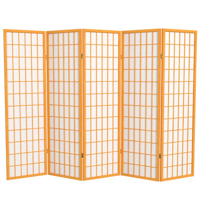 Alex 58.75" Tall Folding Room Divider