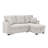 Areebe 85" Wide Reversible Sleeper Sofa & Chaise-686514491