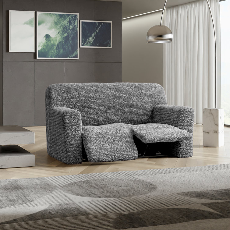 Stretchy Slipcover for Recliner Sofa - Easy to Clean & Durable - Microfibra Collection 