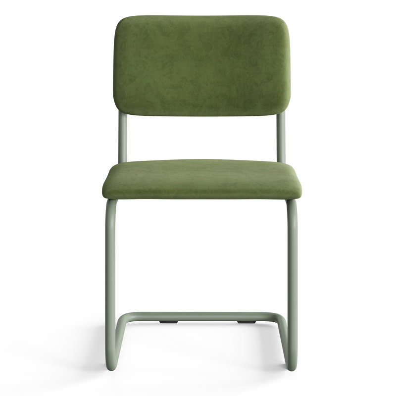 Walsh Tonal Velvet Dining Chair, Bella Forest