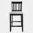 Transitional Dining Chairs Set Of 2 With Slatted Back Design