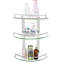 Kellyville 3 Piece Triangle Stainless Steel Corner Shelf with Adjustable Shelves-1942426967