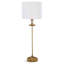 Lampe de table clou de girofle avec abat-jour en lin naturel