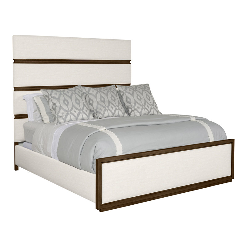 Dunecrest Solid Wood Bed, Nadia Parchment, King, Havana