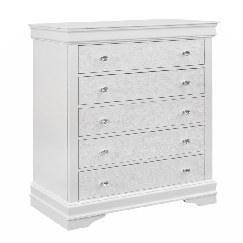 Commode en métal, Blanc