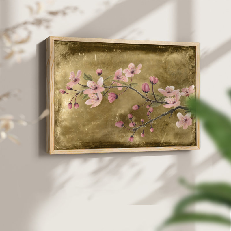 «Branch Blossoms I», reproduction encadrée, H 8 po x l 10 po, Naturel