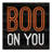 «Boo on You», reproduction d'art textuel sur toile-23605064-23285378