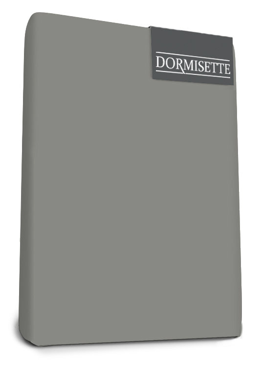 de Luxe Fitted Sheet, Grey, 140 x 220cm