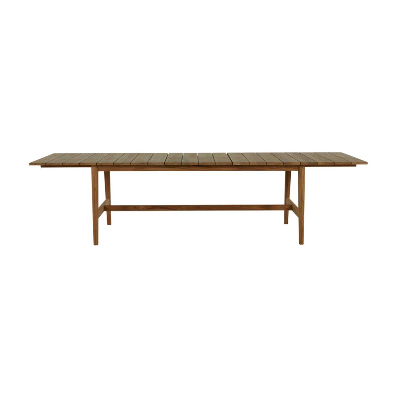 Coast Outdoor Dining Table, Natural Teak