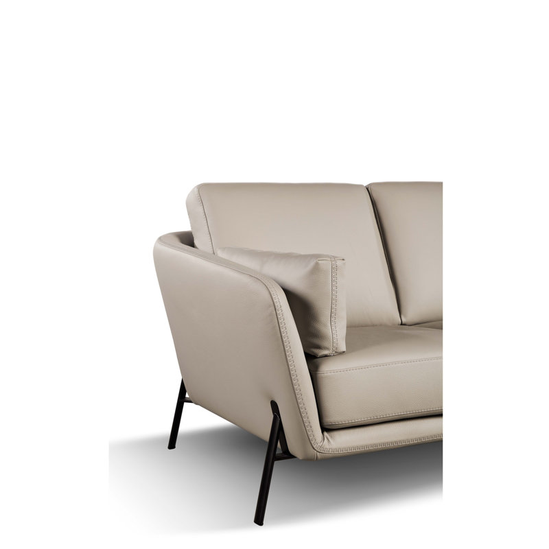 87.4'' Leather Sofa