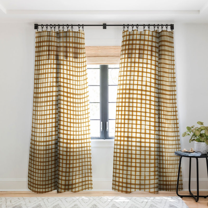 Avenie Cottage Garden Ix 1pc Sheer Window Curtain Panel, 50" W x 84" L