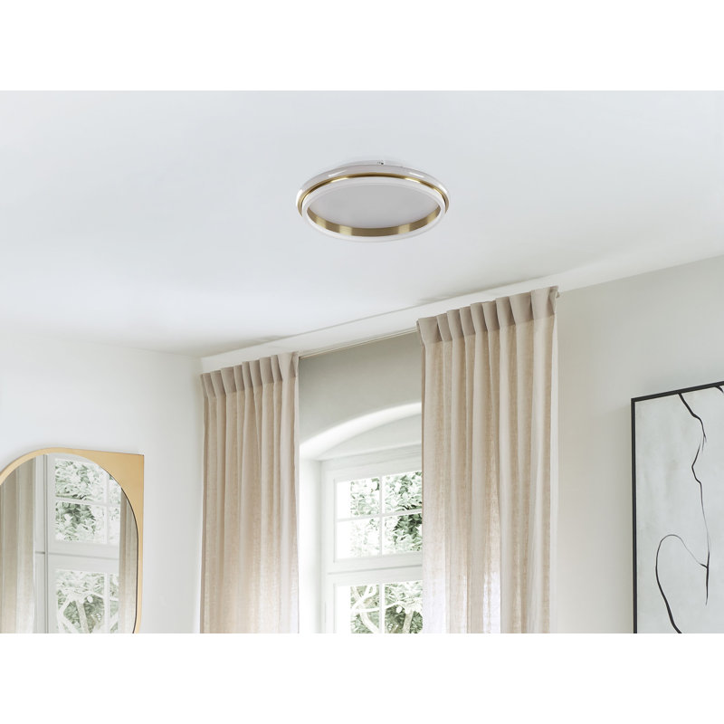 Rackers LED Flush Mount, 7cm H x 64cm W x 64cm D
