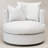 Freya Oversized Down Fill Swivel Barrel Chair-368330765
