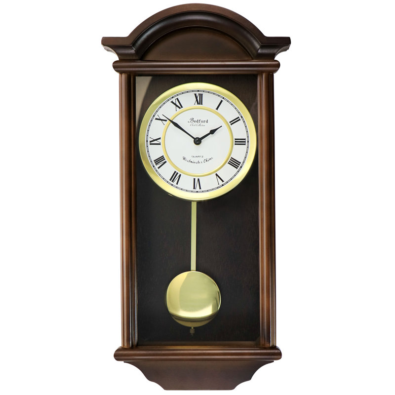 Solid + Manufactured Wood Wall Clock