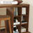 Retro Brown Rectangular Solid Wood Bar Table