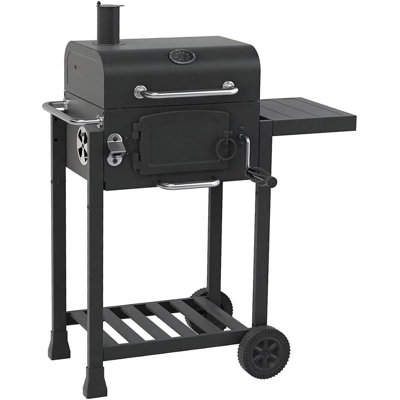 COSMOGRILL 561.29cm W Barrel Charcoal Grill