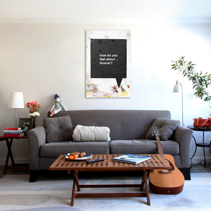 How Do You Feel About Forever by Kent Youngstrom - Wrapped Canvas Print, 46cm H x 30cm W x 4cm D