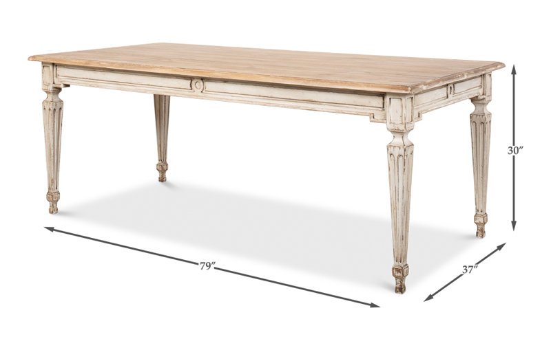 Elise Pine Wood Dining Table