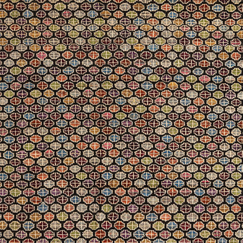 Abstract Indoor Rug, Square 5'