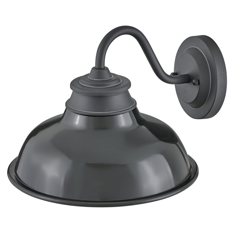 Marselia Aluminum Wall Light, Gloss Black