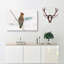 Bohemian Waxwing Bird - Wrapped Canvas-55362502
