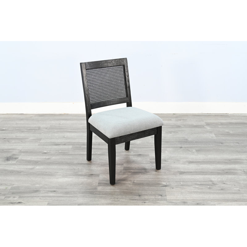 Chaise d'appoint en bois massif Aurika, Ombre