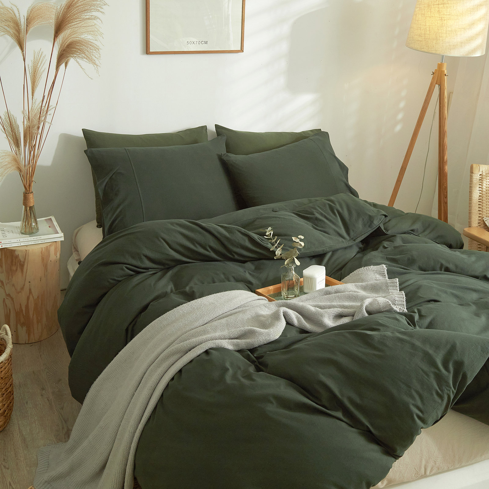 VCLIFE Luxury Soft 100% Cotton Duvet Cover Set & Reviews | Wayfair