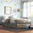 Aayanna Solid Wood Sturdy Platform Bed with Guest Trundle-1854218750-1854553077