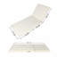 Chaise longue d'extérieur en bois d'acacia gris foncé foncé avec coussin hydrofuge triple, capacité de 400 lb, chaise longue de patio moderne pour le jardin, au bord de la piscine-1536579097-1536579079