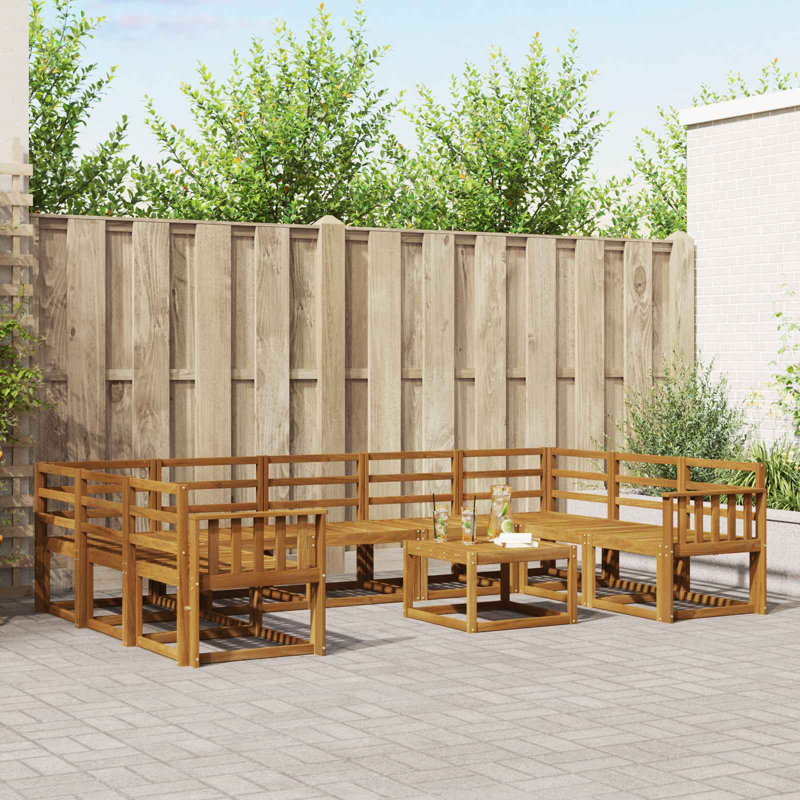 304cm Wide Patio Sectional Set