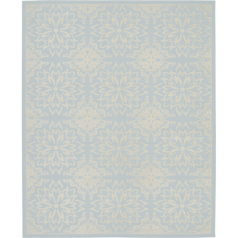 Yurig Floral Indoor Rug, Rectangle 2' x 4'