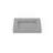 Badeloft 31.4" x 19.6" Stone Resin Wall Mounted Bathroom Sink WT-04-D-GGRY in Glossy Gray