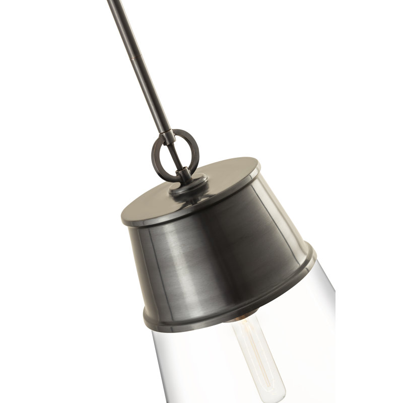 Bertina 1 - Light Single Pendant, Plated Bronze, 102.5" H x 11.5" W x 11.5" D