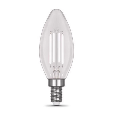 Feit White B10 E12 (Candelabra) Filament LED Bulb Daylight 60 Watt Equivalence 2 pk