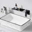 Bathroom Waterfall Single Handle Sink Faucet.-90044874