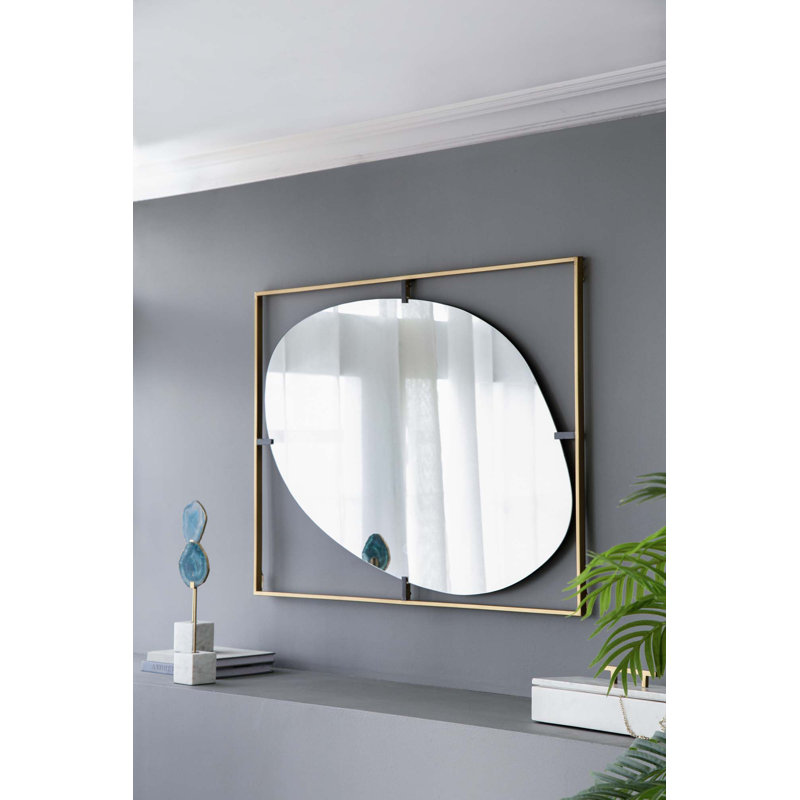 Miroir coquelicot 30 po x 40 po, décoration murale