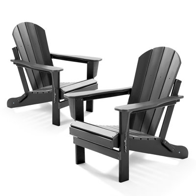 Foldable Outdoor Adirondack Set