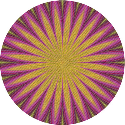 Tapis mauve / olive Power Loom